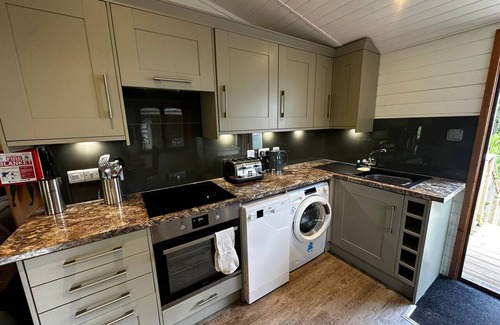 Watermouth Cabin | Serene Watermouth Cabin Retreat with Hot Tub & Stunning Coastal Views