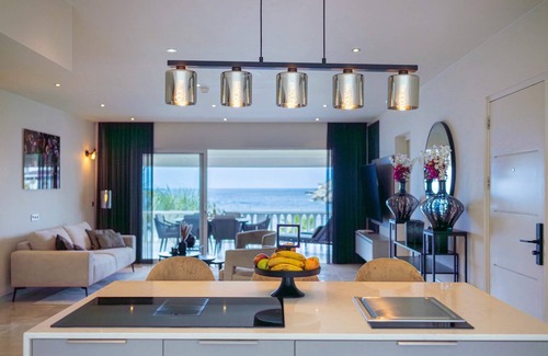 Sint Michiel Apartment | Serenity by the Seascape, Marble Blue Bay Bliss