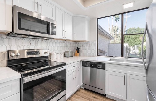 Sunrise Vista Chino Condo | Serenity in the Sands: A Modern Desert Retreat