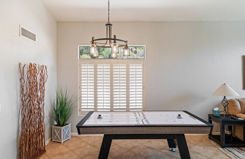 Red Mountain Ranch House | Serenity on the Hill! Luxury Single story home! Air Hcky, Gas Firep, Htd Pool/Spa!