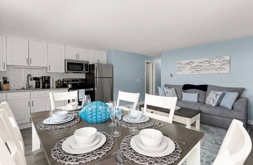 Rye Apartment | Serenity @ Snug Harbor | Ocean View | Private Deck
