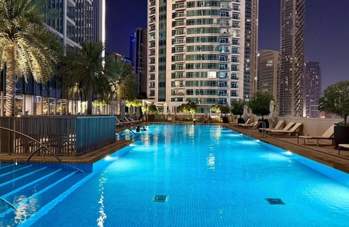 Dubai Apartment | Serenity Suite Stylish 2BR + Pool & Fitness Perks