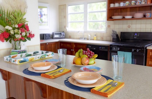 Great Cruz Bay House | Serenity Vista-Sunset Views year round -Cliff front, Pool, A/C throughout