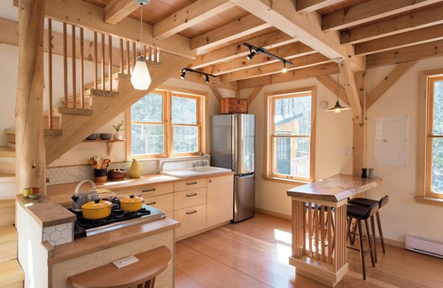 Crescent Beach Cabin | Shackup Cabin— Wood Fired Hot Tub & River