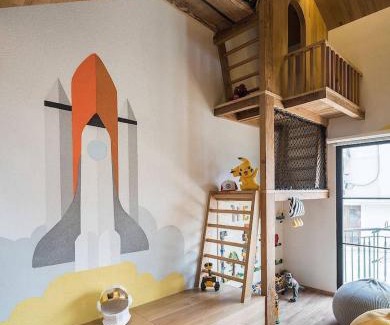 Xuhui Apartment | Shanghai Hills & Gefii Space Dinosaur 2Bedooms close to Jing'an Temple