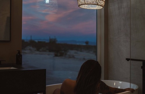 Joshua Tree House | ShangriLa: Deck w/Hot Tub and Cowboy Pool
