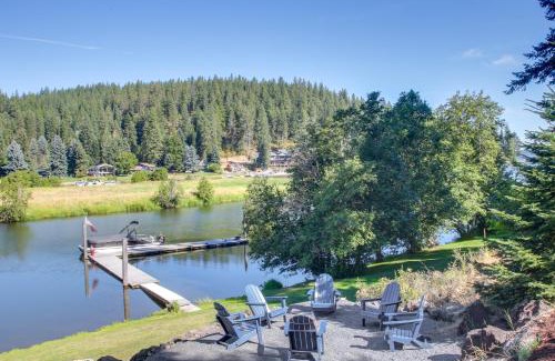 Coeur d'Alene House | Shared Boat Dock Lakefront Coeur dAlene Home