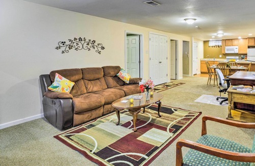 Northeast Park Hill Apartment | Shared Patio & Fire Pit: Denver Apartment