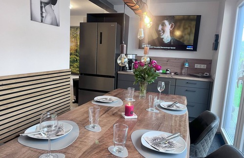 Schmalfeld House | Shed 30 near Hamburg between the seas. Billiards, darts, sauna, very luxurious
