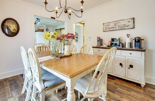 Burgaw Cottage | ‘Shepard Cottage’ Near Wilmington & Wedding Venue