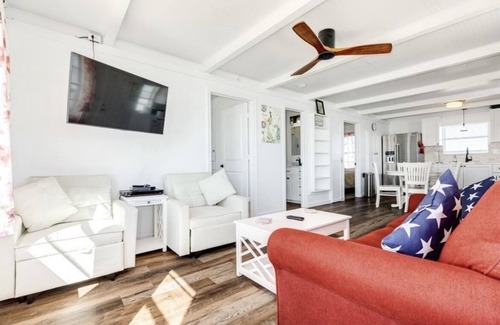 Surfside Beach House | Shore House: Sand Beneath, Waves at Your Doorstep! Perfect deck for Sunrise!