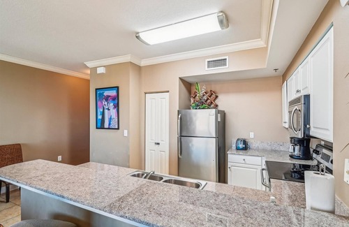 Panama City Beach Condo | Shores of Panama 2325-1 Bdrm+Bunks (Sleeps 6). Free Fun! Gulf Front Balcony!