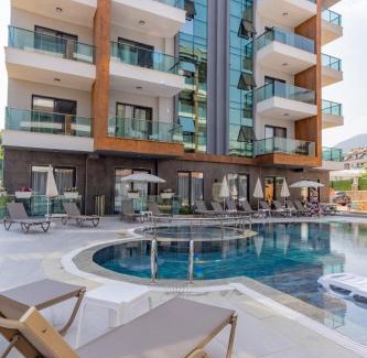 Alanya Apartment | Silece garden suite iki yatak odalı daire