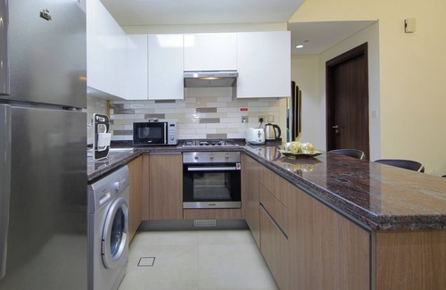 Discovery Gardens Apartment | Silk Valley - Brand new 1B with pool view