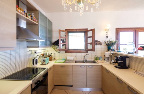 Vourkari Villa | Silver Moon Villa: Artistic villa with a breathtaking view of the Aegean