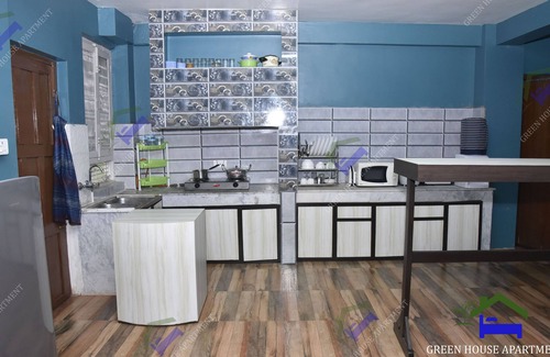 Kathmandu House | Single bedroom, living room, kitchen and bathroom