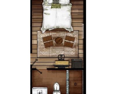 Vista Apartment | Single Bedroom - Queen Size. Heart of Downtown Vista