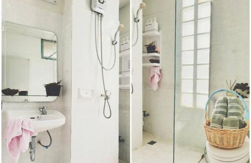 Din Daeng Apartment | Single Beds, Private Bath & Balcony, Shared Kitchen with Local Family by Pillows & Purrs
