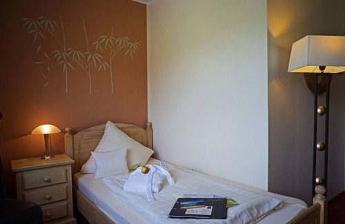 Meerfeld Hotel | Single room "Maarblick" shower / WC / balcony - NaturPurHotel Maarblick