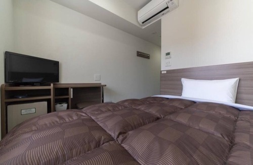 Hakata Ekimae Hotel | Single room smoking semidouble plan for 2 people/Fukuoka Fukuoka