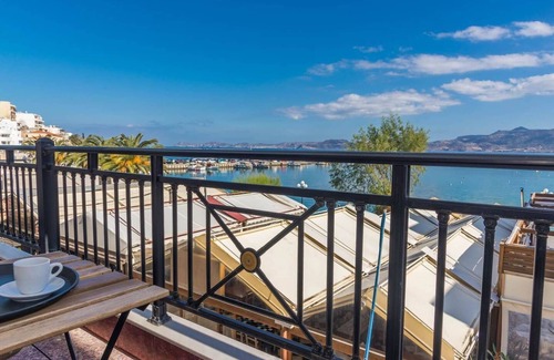 Sitia Apartment | Sitia Old Port studio Blue - 3min walk to beach - AC - WIFI