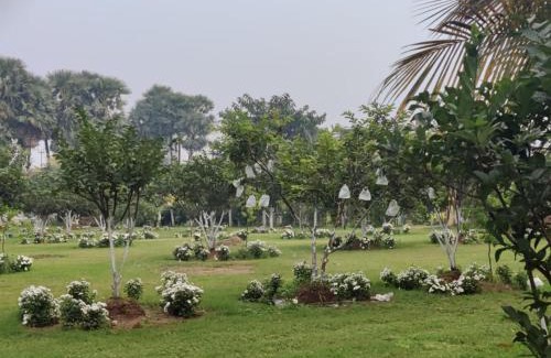 Bhimunipatnam Bed & Breakfast | Sivarama garden resort AC hall atached bathroom,17 members nite stay kitty party's & functions , swimming pool & ,bheemili bech to dorathota