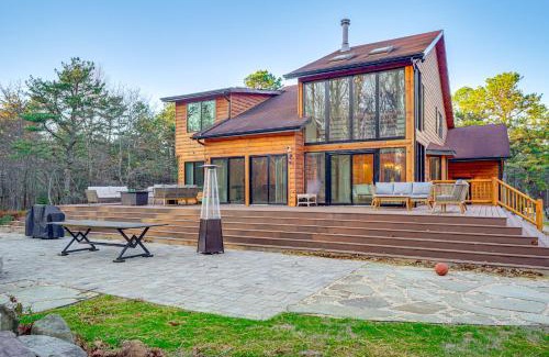 Pocono Summit House | Ski, Hike and More Spacious Log Cabin in Long Pond