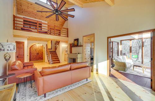 Pocono Summit House | Ski, Hike and More Spacious Log Cabin in Long Pond