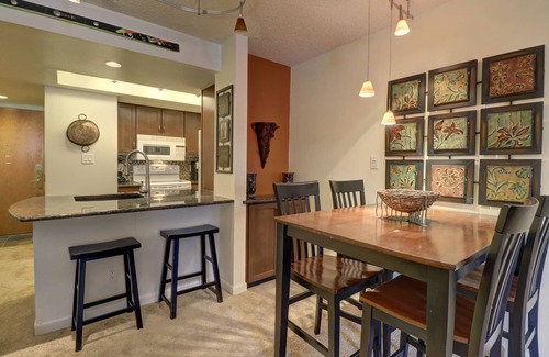 East Village at Copper Condo | Ski in/out Cozy Efficiency in East Village with available hot tub! FP211