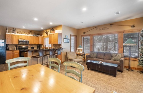 Boyne Falls Condo | Ski-In/Ski-Out 2BR Creekside Condo at Boyne Mountain w/Private Hot Tub!