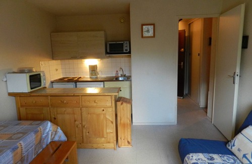 Le Pleynet Apartment | Ski-In/Ski-Out Apartment with Valley View, Balcony, and Easy Lift Access