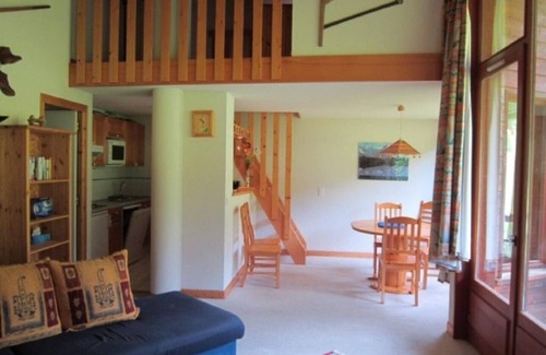 Les Gets Apartment | Ski in /Ski out Apartment with uninterrupted view of the piste.