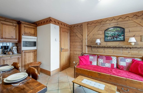 Meribel Village Apartment | Ski-in/ski-out apartment with pool and spa
