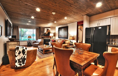 North Park City Condo | Ski-In/Ski-Out Chic Rustic Condo with Outdoor Hot Tubs and Pool! Year Round Fun!