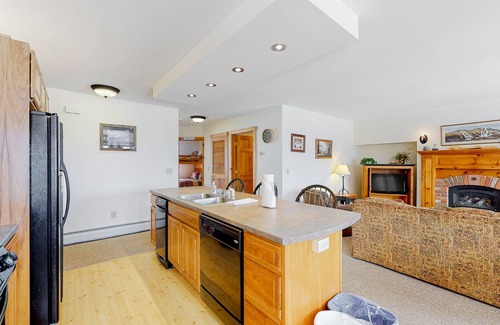 North Troy Condo | Ski-in/ski-out Dual-condo getaway w/mountain views, fireplace