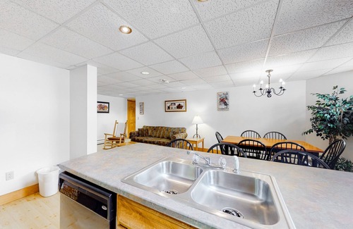 North Troy Condo | Ski-in/ski-out mountain-view condo next to Grammy Jay trail w/board games, W/D