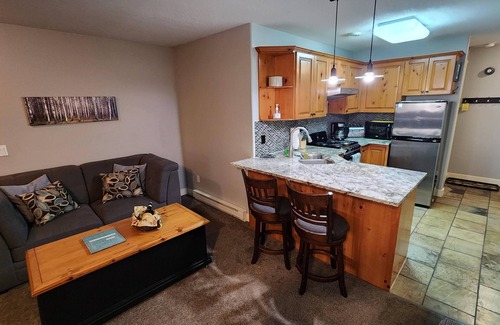 Sun Peaks Condo | Ski-in|Ski-out, Renovated 1 king bedroom, 2 bath, private hot tub in Snow Creek