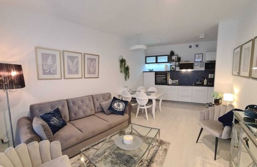 Rogowo Apartment | SKY & SEA Rogowo PEARL apartment with roof terrace and jacuzzi