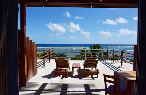 Mahahual Apartment | Sky Suite - Beachfront Luxury Suite w/Terrace & Beach Club
