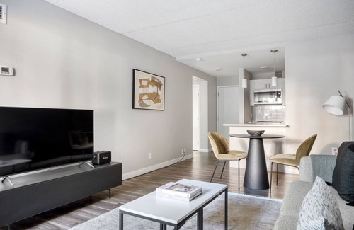 Central Village Apartment | Sleek Brookline 1BR w/Gym nr Brookline Village T, by Blueground