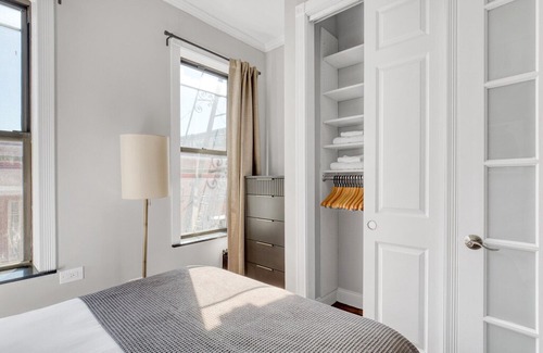 Alphabet City Apartment | Sleek East Village 2BR w/W/D, near great restaurants, by Blueground