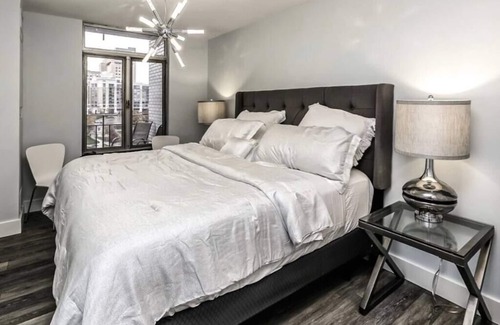 Downtown Omaha Apartment | Sleek Midtown Condo