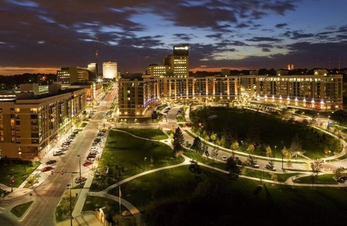 Downtown Omaha Apartment | Sleek Midtown Condo