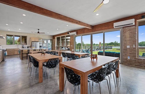 La Grange House | Sleep 40+ Lakeside Retreat on 53 Acre Ranch