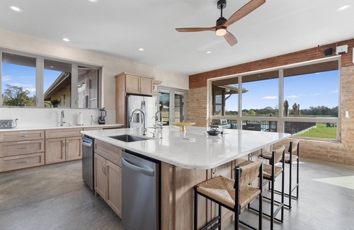 La Grange House | Sleep 40+ Lakeside Retreat on 53 Acre Ranch