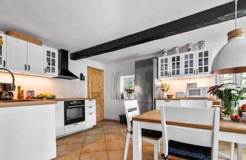 Steinberghaff Apartment | Sleeping Beauty I - wood-burning stove, 2 shower rooms, washing machine, terrace, garden furniture