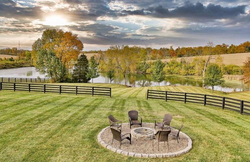 Simpsonville House | Sleeps 24, 6BR, 4BA, Hot Tub
