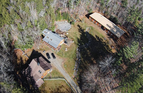 Wardsboro House | Sleeps 30! 2 Cabins, 10 Bedrooms, 3 Kitchens, Hot Tub, Fireplaces, Game Rooms