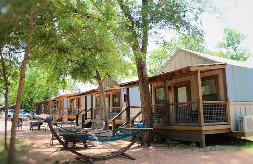 Seguin Cabin | Sleeps 6! Brand new Cabin with many amenities: Pool, hot tub, kayaking! - SG17