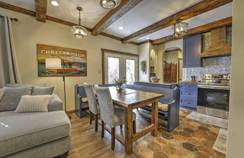Northside House | Sleeps 8, hot tub, family friendly with fenced yard, arcade, fire pit